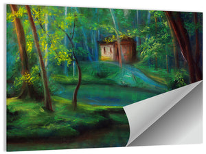 Forest Fairy Tales Abstract Wall Art