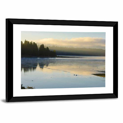 Misty Sunrise at Lake Almanor Wall Art