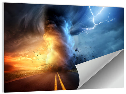 Road to a Twisting Tornado Wall Art