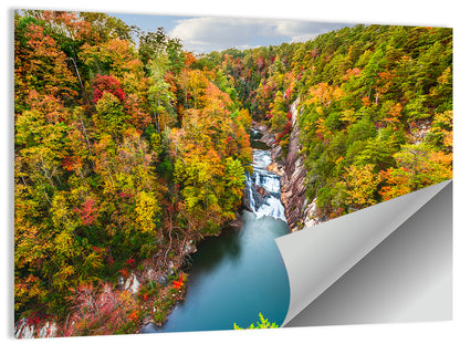 Tallulah Gorge Waterfall Wall Art