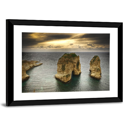Pigeon Rocks, Raouché Wall Art