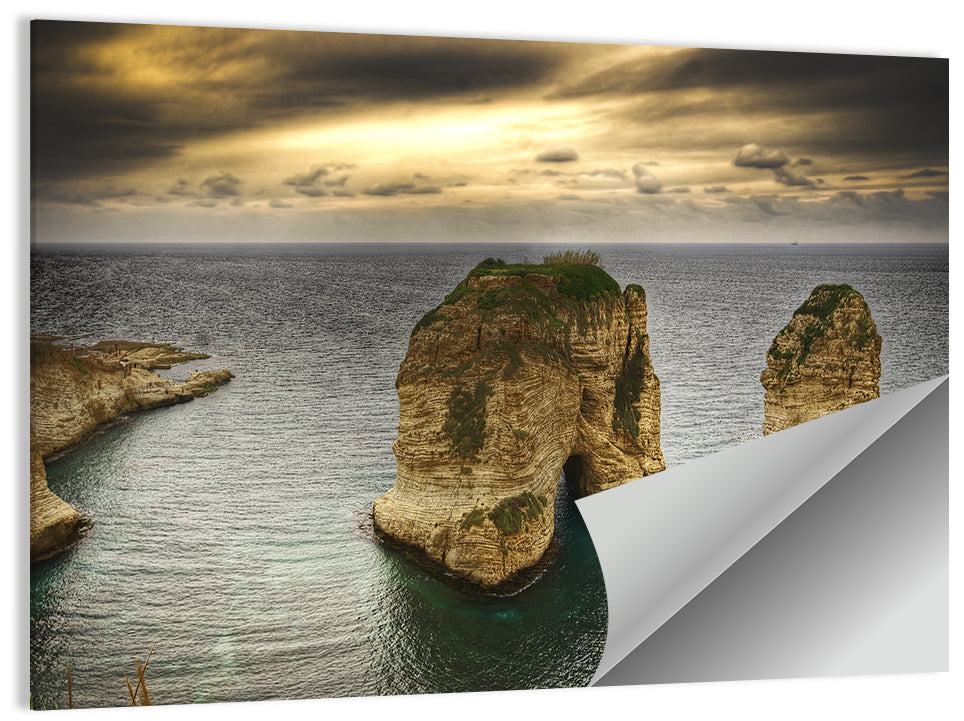 Pigeon Rocks, Raouché Wall Art