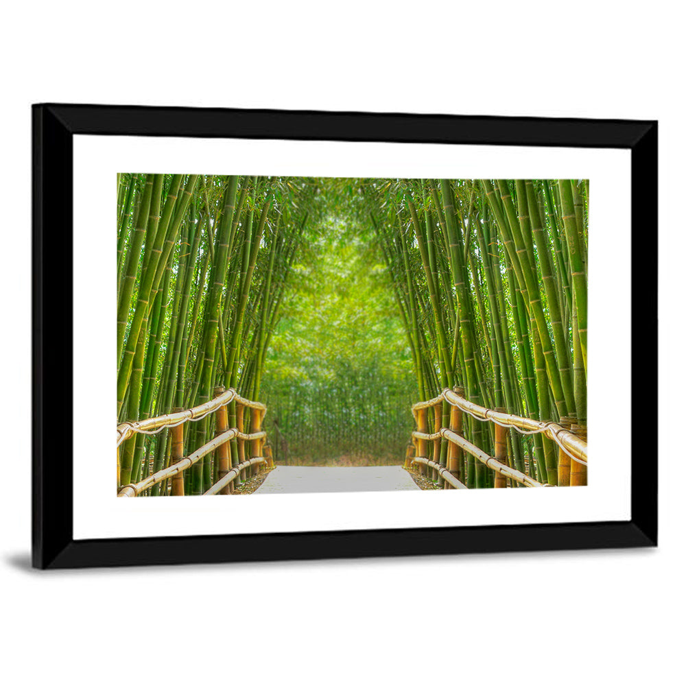 Bamboo Alley Wall Art
