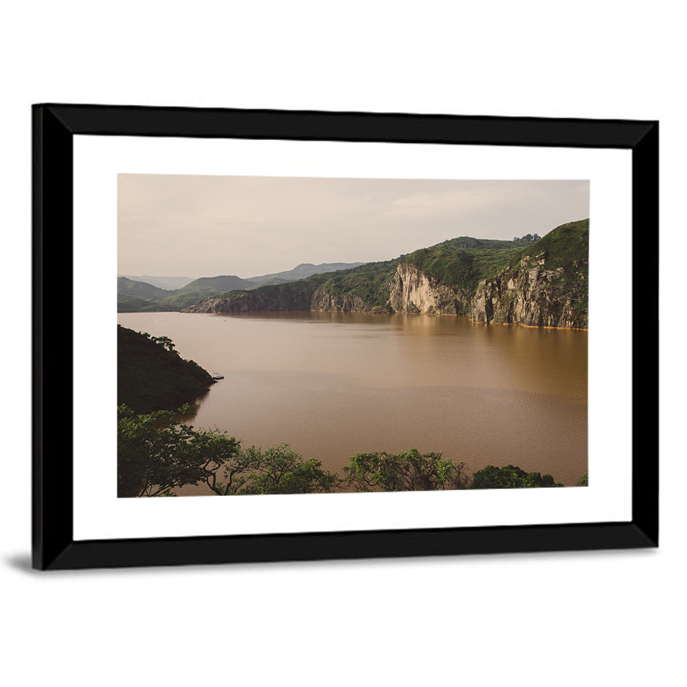 Lake Nyos Cliff View Wall Art