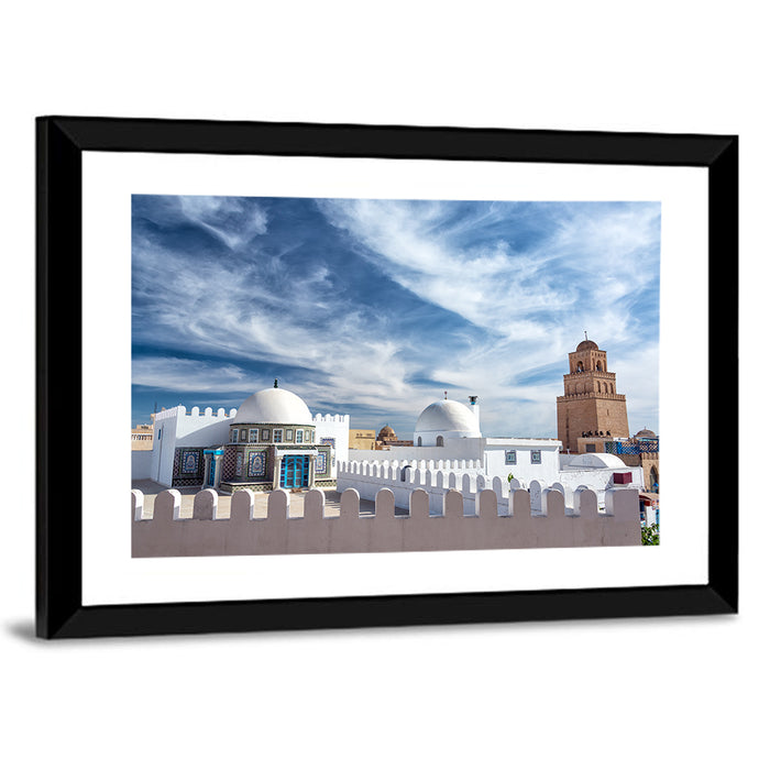 Great Mosque of Kairouan, Tunisia Wall Art as a framed print