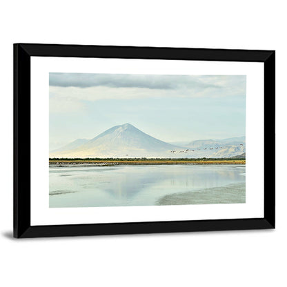Lake Natron Reflection Wall Art