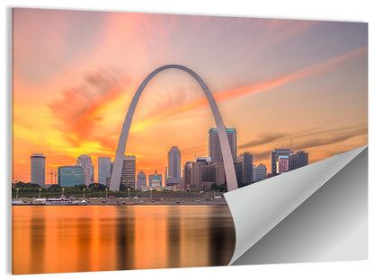 St. Louis Gateway Arch Skyline Wall Art