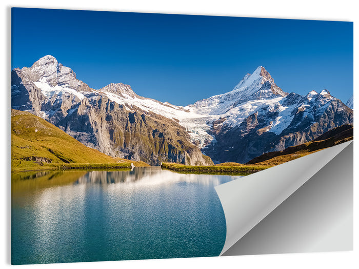Bachalpsee Mountain Reflection Wall Art as a poster print