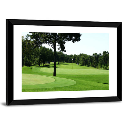 Oklahoma Golf Course Greens Wall Art