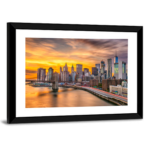 Lower Manhattan Skyline Wall Art