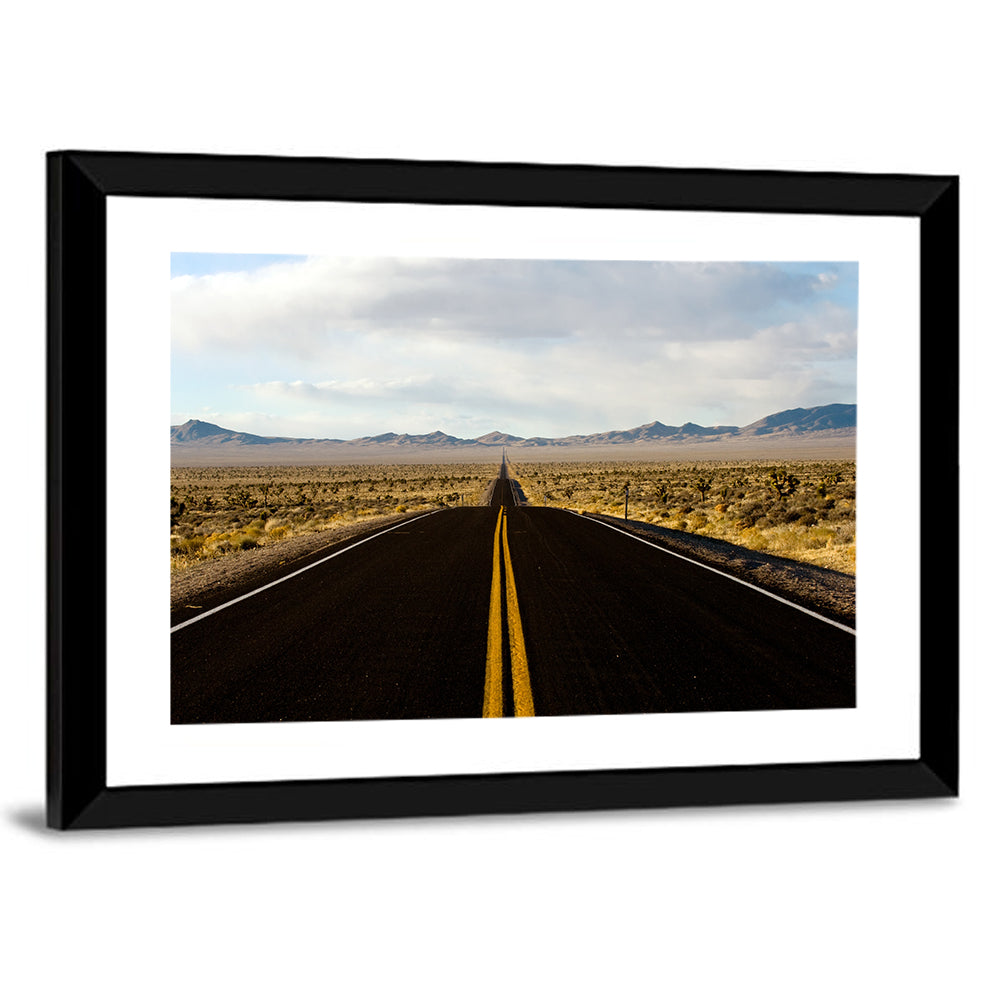 Nevada Desert Highway Wall Art