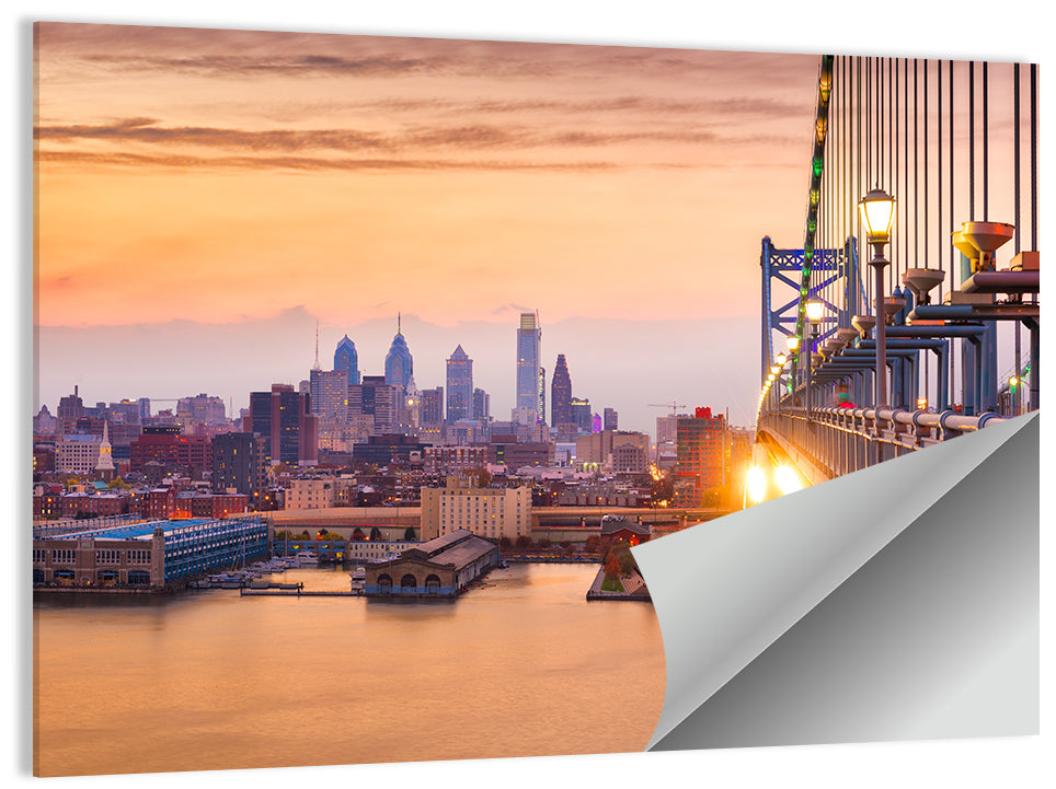 Benjamin Franklin Bridge, Philadelphia Wall Art