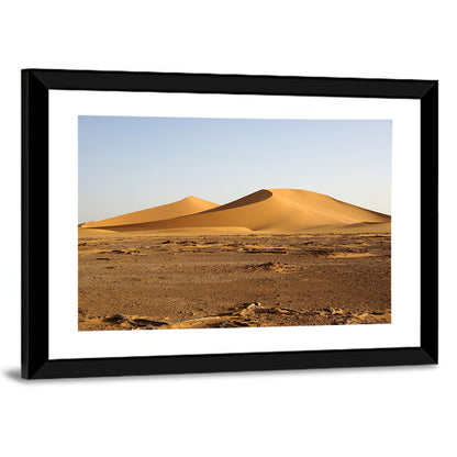 Golden Hour Desert Dunes Wall Art
