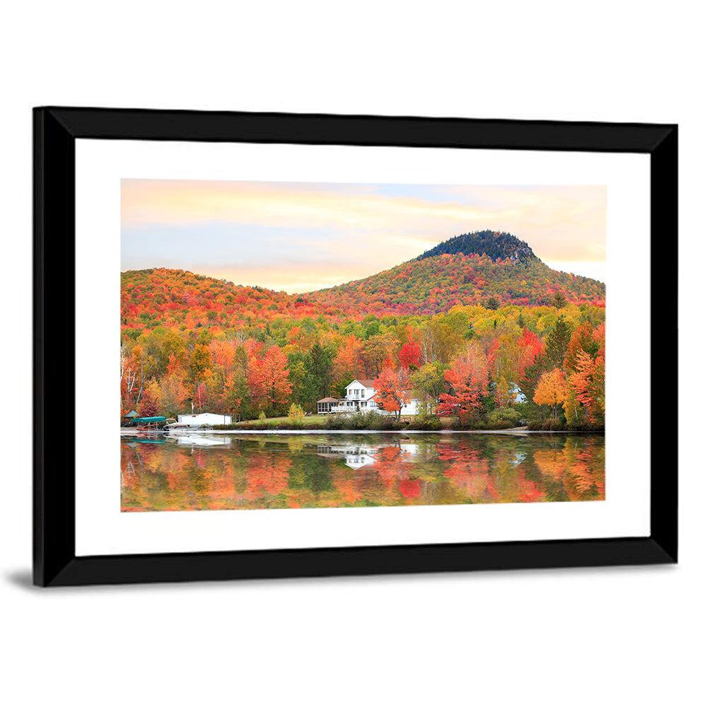 Groton Lakehouse Reflection Wall Art
