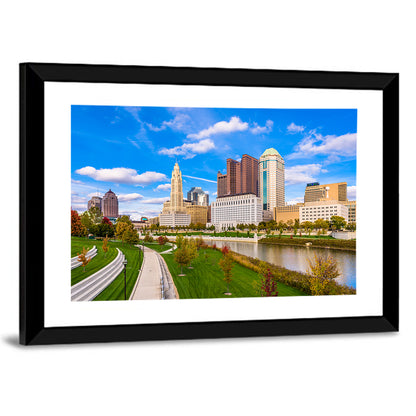 Columbus Skyline Wall Art