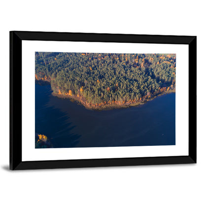 Lake Dolysets Aerial View Wall Art