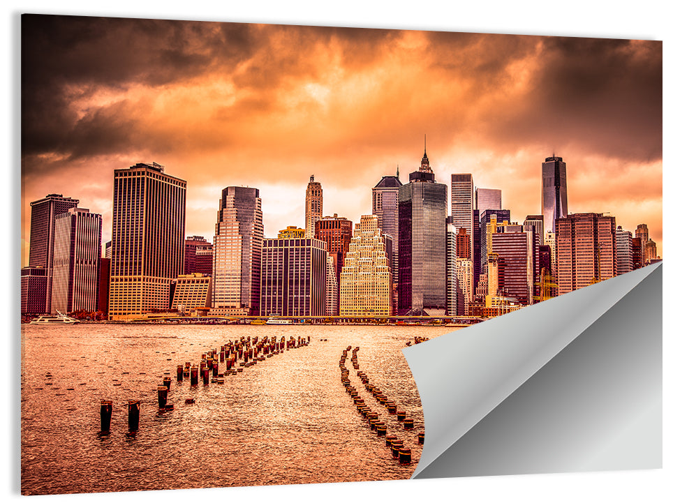 Lower Manhattan Financial District Wall Art