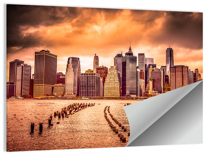 Lower Manhattan Financial District Wall Art