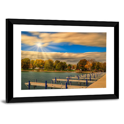 Skaneateles Lake Pier Wall Art