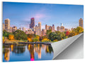 Chicago Skyline at Twilight Wall Art
