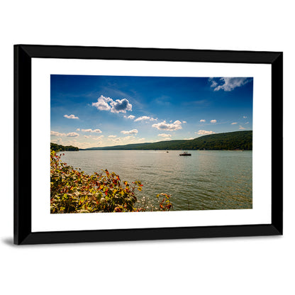 Greenwood Lake Autumn View Wall Art