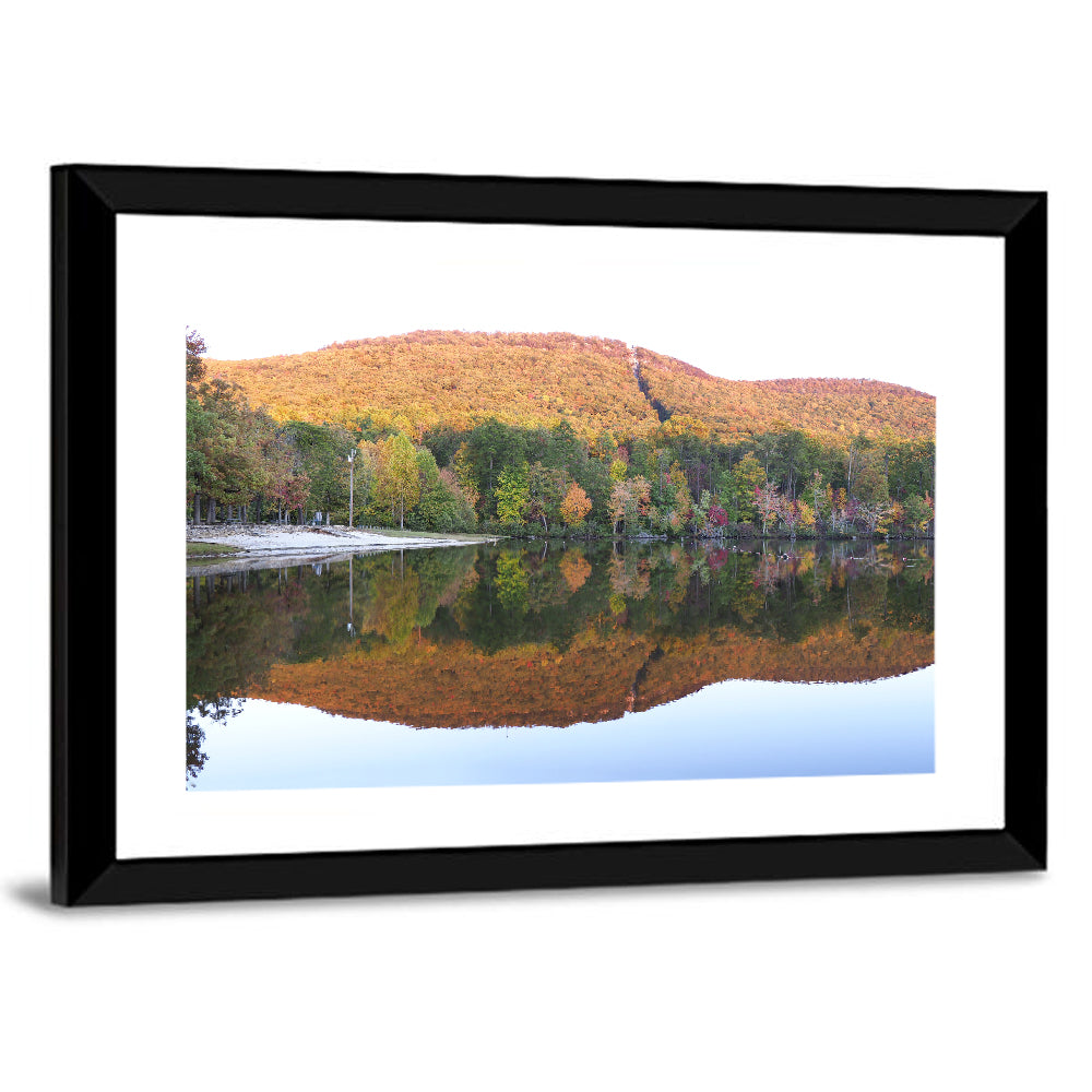 Cheaha State Park Lake Reflection Wall Art