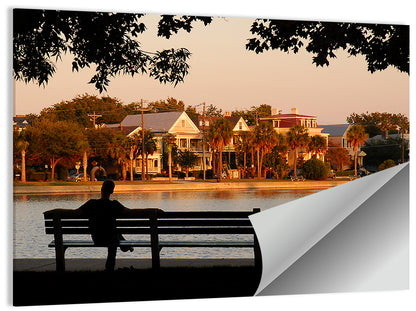 Colonial Lake, Charleston Wall Art