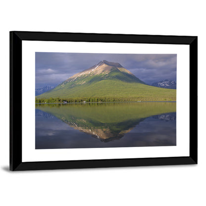 Mount Tanalian from Lake Clark Wall Art