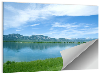 Colorado Mountains Lake Wall Art