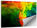 Dynamic Ink Plumes Abstract Wall Art