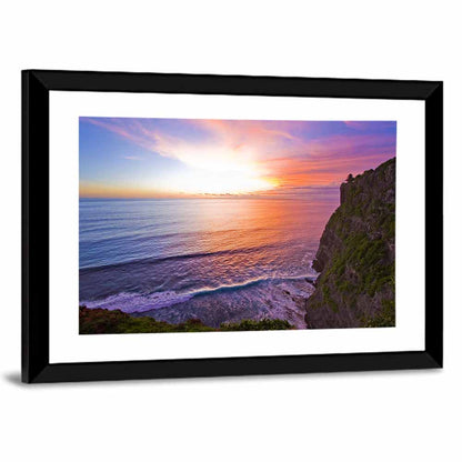 Uluwatu Temple Sunset Wall Art