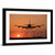 Airplane Landing at Sunset Wall Art