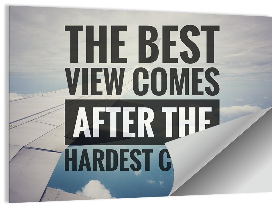 After the Hardest Climb Wall Art