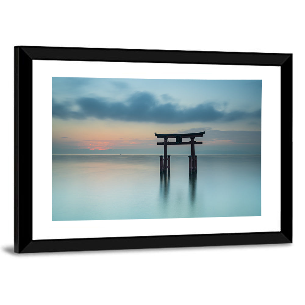 Itsukushima Torii at Dusk Wall Art
