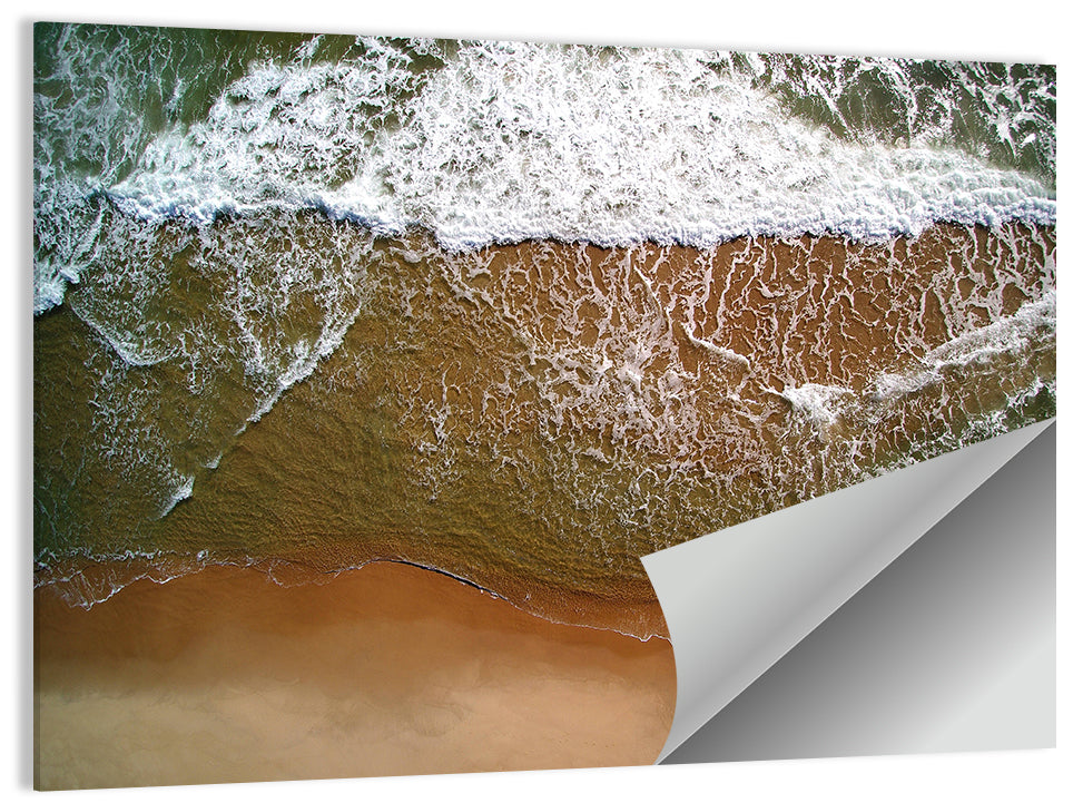 Misquamicut Beach Aerial View Wall Art