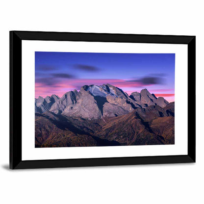 Marmolada Peak at Dusk Wall Art