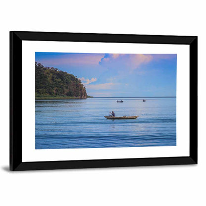 Wooden Boat on Lake Tanganyika Wall Art