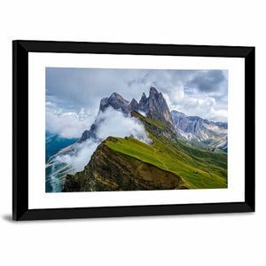 Seceda Peak Italy Wall Art