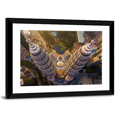 Petronas Twin Towers Kuala Lumpur Golden Hour Wall Art