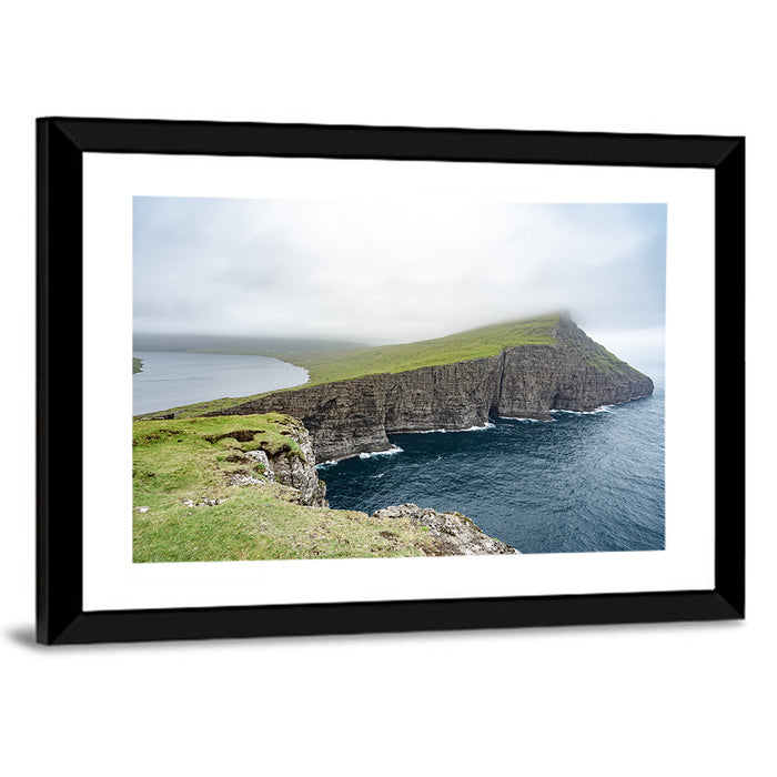 Tralanipan Cliffs Wall Art as a framed print