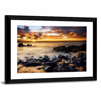 Phillip Island Sunset Silhouettes Wall Art