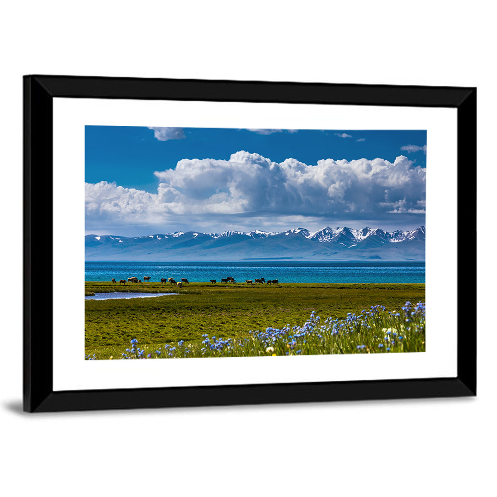 Song Kol Wildflower Shore Wall Art