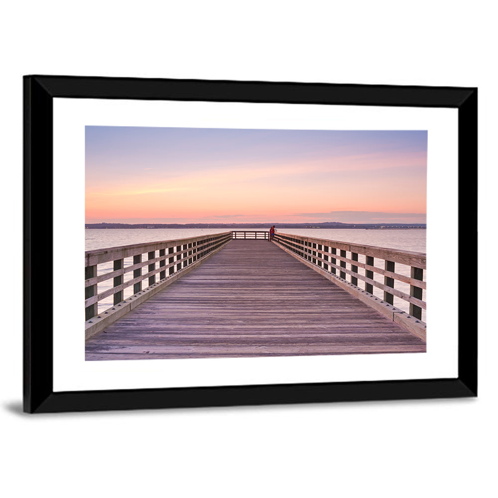 New Haven Wooden Pier Wall Art