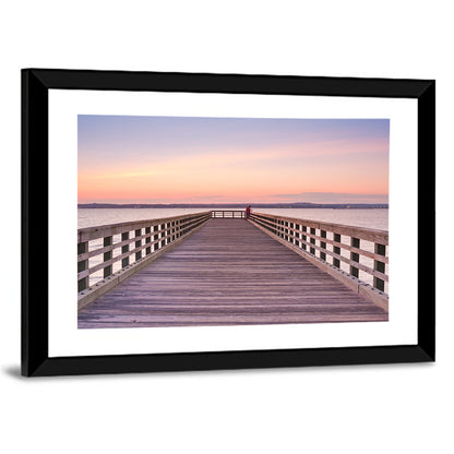New Haven Wooden Pier Wall Art