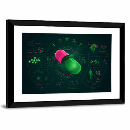 Pharmaceutical Analysis Interface Wall Art