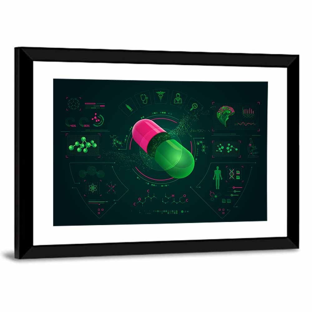 Pharmaceutical Analysis Wall Art
