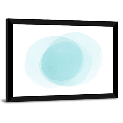 Translucent Blue Circles Wall Art