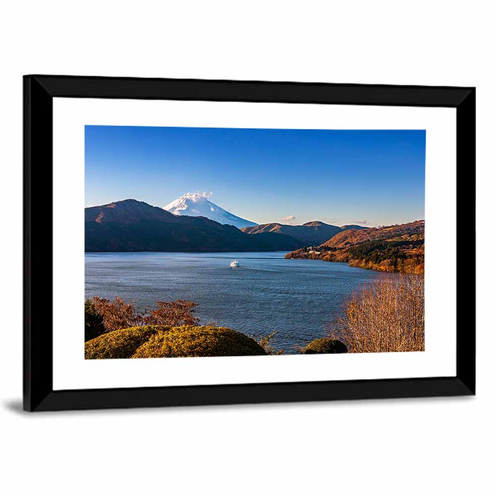 Mount Fuji Over Lake Ashi Wall Art