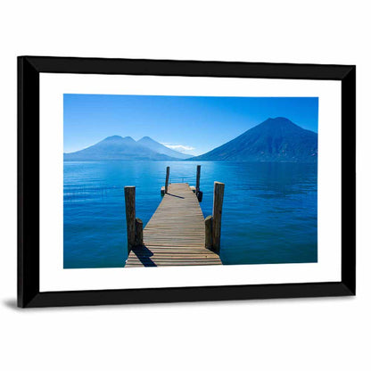 Lake Atitlán Pier View Wall Art