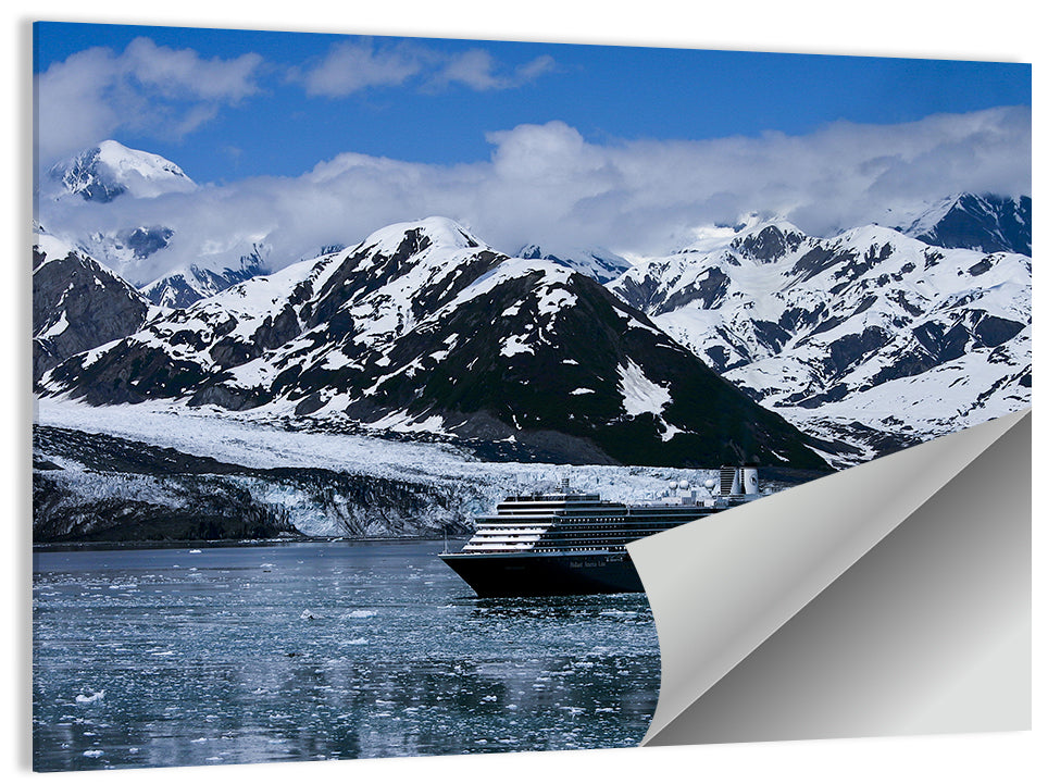 Cruise Ship in Yakutat Bay Wall Art